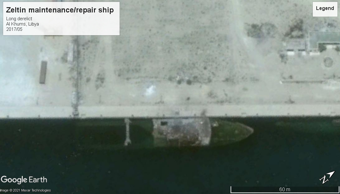 Zeltin repair ship Libya 2017